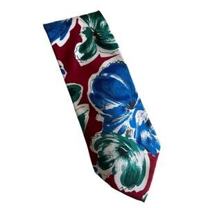 Vintage Jsaco Floral 90s Silk Necktie